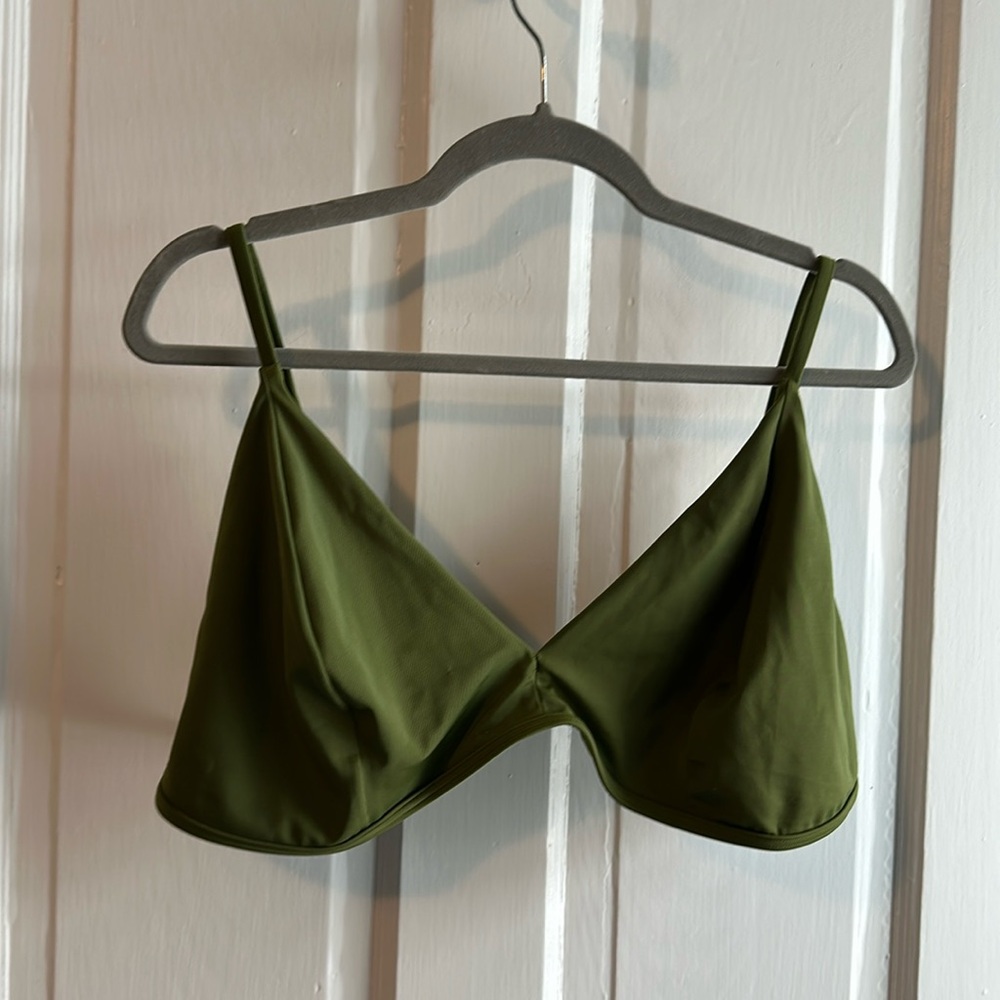 Olive Bikini Top